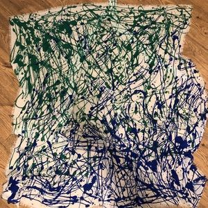 Burberry scarf in blue and green